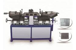 China CE  Aluminum  Machnical Multirow Radiator Core Builder Semi Automatic supplier