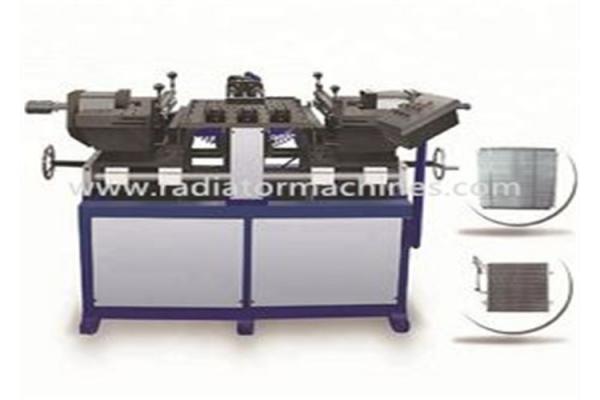 CE  Aluminum  Machnical Multirow Radiator Core Builder Semi Automatic