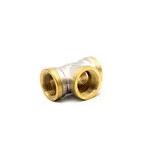 Customized Brass Copper Female 3 Way Threaded Equal Tee Pipe Fitting