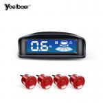 4 Detectors Rear Parking Sensors Ultrasonic Reverse Sensors Warning Screen for sale