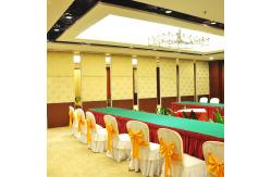 China Commercial Folding Door Movable Sound Proof Office Partition Walls Melamine Surface supplier