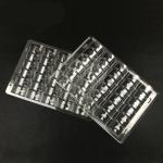 30 Cavities Macaron Clamshell Packaging Rectangular Plastic Cake Containers for sale