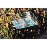 17.5x13x6cm Green Glitter Clear Aesthetic Desk Organizer for sale