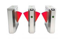 China PU Foam Flap Barrier Gate AC100V Acrylic Wing Dry Contact Communication supplier