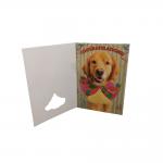 Birthday Recordable Greeting Cards With Visual LED Lights 4C Printing Autoplay for sale