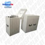 Silk Screen Black Printed Merchandising Shelf Promote Eye Lash Extension
