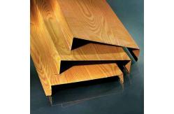 China H Shaped Aluminum Metal Ceiling 1.2mm Thickness Easy To Clean supplier