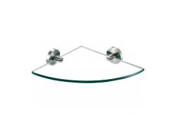 China Practical Sanitary Bathroom Wall Corner Glass Shelf SUS304 supplier