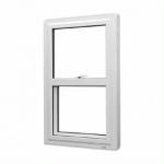 OEM Double Glazed UPVC Windows Single Hung Window Replacement For House