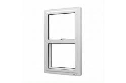 China OEM Double Glazed UPVC Windows Single Hung Window Replacement For House supplier