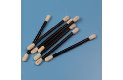 China Black Handle Double Ended Foam Tip Cleanroom Swab Lint Free supplier