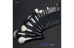 China Black 20pcs Cooper Ferrules Makeup Set With Brushes supplier