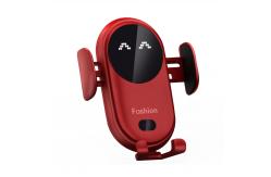 China Air Vent Car Mount Wireless Charger 10W Quick Charging For IPhone supplier