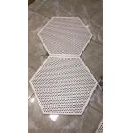 Galvanized Square Hole Perforated Metal Mesh Sheet 0.8mm Thickness
