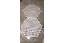 China Galvanized Square Hole Perforated Metal Mesh Sheet 0.8mm Thickness supplier