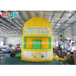 Inflatable Outdoor Tent 4m High Oxford Cloth Inflatable Lemonade Juice Kiosk For Amusement Parks for sale