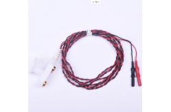 China White Twist HandHeld Fixed Stimulating Electrode With Standard 1 Pin DIN supplier