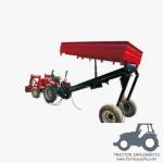 Single Axle 3way Hydraulic Dump Trailer; Small Farm Trailer With three Side Tipping for sale