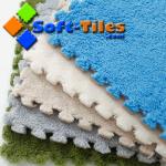 12x12inch EVA Plush Cut Pile Carpet  Baby Soft Playmat 1.0cm thickness for sale