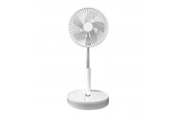 China White Portable Foldable Fan Plastic 10000mAh Quiet With 4 Speeds supplier