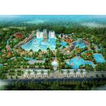 Customized Amusement Water Park Fiberglass Water Slide Aqua Park Design for sale