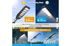 China Smart Control All In One LED Solar Street Light IP65 Waterproof 100w supplier