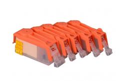 China PGI 650 CLI 651 PGI 750CLI  Canon Replacement Ink Cartridges With Black / Yellow supplier