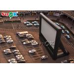 Inflatable Projection Screen Parking Lot Pvc White Inflatable Movie Theater Screen for sale