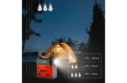 China SRE-3790 Outdoor Solar Light Bulb Led With Panel Rechargeable 7500MAH supplier
