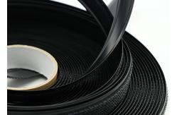 China Black Industrial Strength Hook And Loop Nylon Thick Velcro Tape supplier