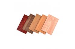 China Heatproof Wooden Texture ACP Sheet , Durable Wood Finish Aluminium Composite Panel supplier