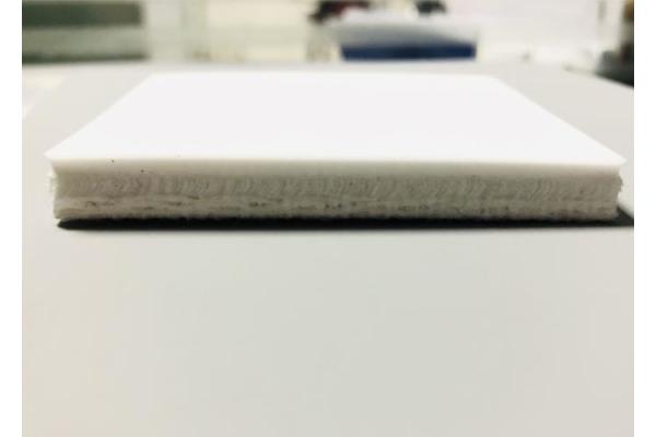 White Silicone Coated Belts Polyester Felt For Textile Setting Machines