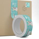 Custom Print CYMK Adhesive Sticker Label Paper Roll For Glass Jars Business Packaging for sale