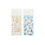 Personalized Foil Stickers 3D embossing decorative puffy sticker kids sticker printing for sale