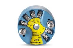 China Rosemount 248 Head Mount Temperature Transmitter 5-Point Calibration Options supplier