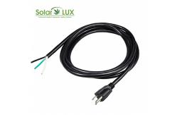 China LED Grow Light Customized Length US 110Ｖ Power Cord supplier