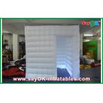 Inflatable Photo Booth Enclosure Safe Waterproof Mobile Photo Booth White Oxford Cloth / PVC Coated for sale