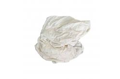 China Strong Absorbency 100kg/Bale 30cm White T Shirt Rags supplier