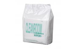 China 100% Polyester 110gsm Lint Free Disposable Cloths 9x9 Class 100 Anti Static Wipes supplier