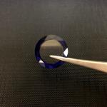 Flat Silkprinting Engraved 10-20mm Blue Sapphire Jewelry for sale
