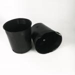 black plastic soft nutrition pot Chinese orchid seedling pot for sale
