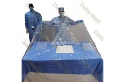China Vertical Isolation Pack Disposable Surgical Packs With Transparent Polyethylene Drape supplier