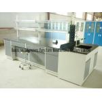 Hospital Cold Rolled Steel Lab Bench , Waterproof Island Table For Laboratory for sale