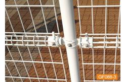 China bottom edge L2.8m Powder Coating 6 Ft Welded Wire Fencing supplier