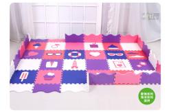 China Non-Toxic Eva Puzzle Foam Playmat  With  Rails New Desgin supplier