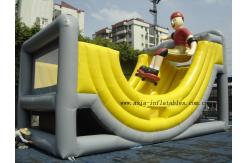 China Inflatable Amusement Park With Big Inflatable Slide For Adult / Kids supplier