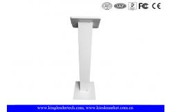 China Lockable Round Corner Ipad Kiosk Stand Rugged For Sweepstakes supplier