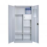 Modern New Design two doors Metal Wardrobe Closets Cyber lock for sale