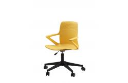 China PP Plastic Swivel Office Chair For College Student Study supplier