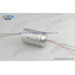 6 Passages Electric Swivel Slip Ring 2A Current With Aluminium Alloy Housing